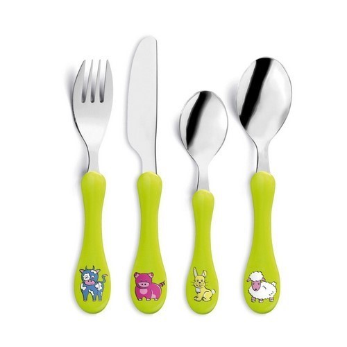 SET 4 CUBIERTOS AMEFA ENFANT VERDE